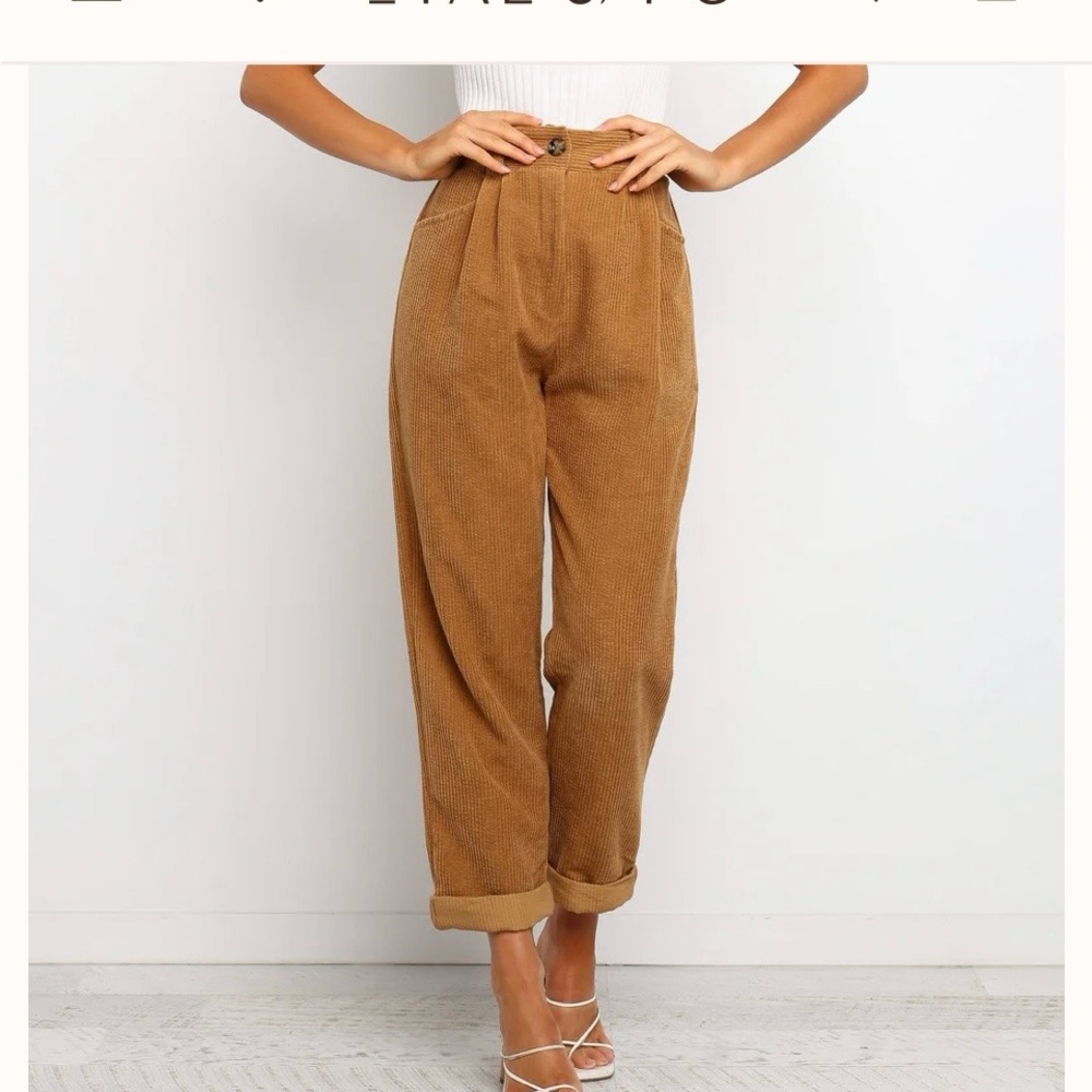 Petal & Pup Brown Corduroy Pants